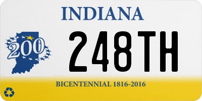 IN license plate 248TH