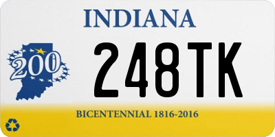 IN license plate 248TK