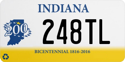 IN license plate 248TL