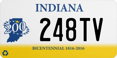 IN license plate 248TV