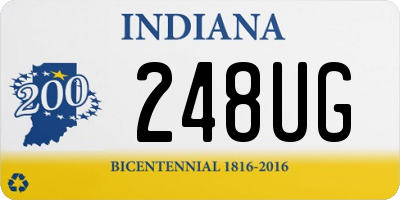 IN license plate 248UG