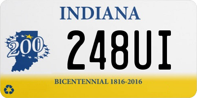 IN license plate 248UI