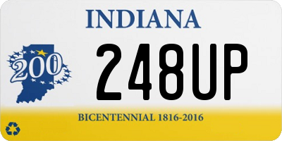 IN license plate 248UP