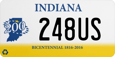 IN license plate 248US