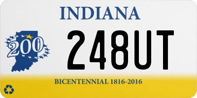 IN license plate 248UT