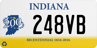 IN license plate 248VB