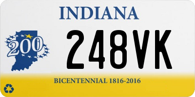 IN license plate 248VK