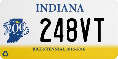 IN license plate 248VT