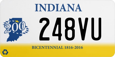 IN license plate 248VU