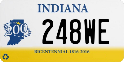 IN license plate 248WE