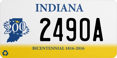 IN license plate 249OA