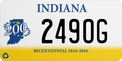 IN license plate 249OG