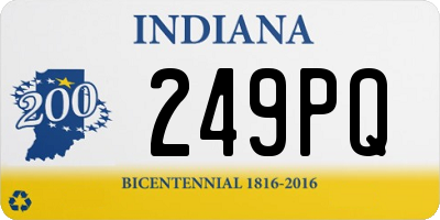 IN license plate 249PQ