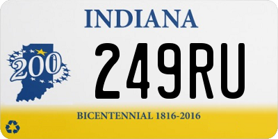 IN license plate 249RU