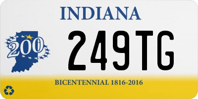 IN license plate 249TG