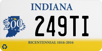 IN license plate 249TI