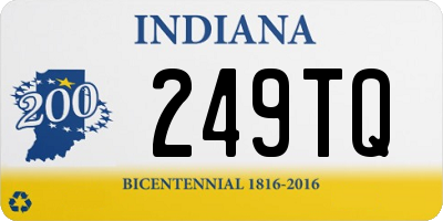 IN license plate 249TQ