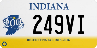 IN license plate 249VI