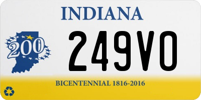 IN license plate 249VO