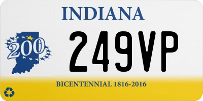 IN license plate 249VP