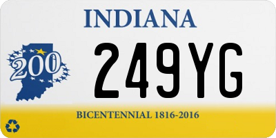 IN license plate 249YG