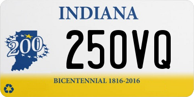 IN license plate 250VQ