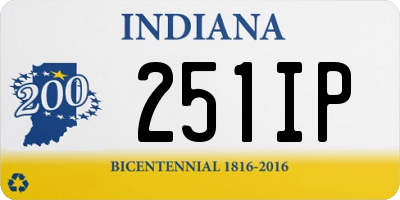 IN license plate 251IP