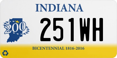 IN license plate 251WH