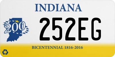 IN license plate 252EG