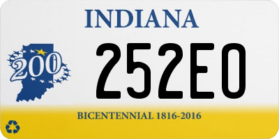 IN license plate 252EO