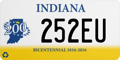 IN license plate 252EU