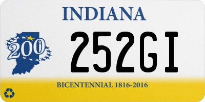 IN license plate 252GI