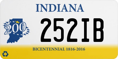 IN license plate 252IB