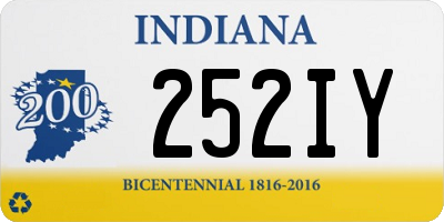 IN license plate 252IY