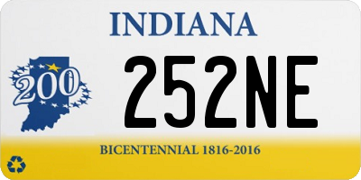 IN license plate 252NE