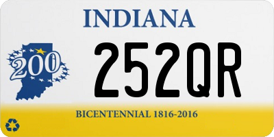 IN license plate 252QR