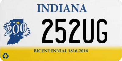 IN license plate 252UG