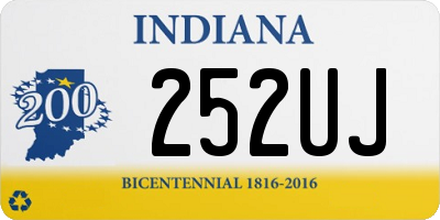 IN license plate 252UJ