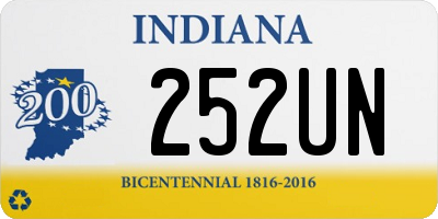 IN license plate 252UN