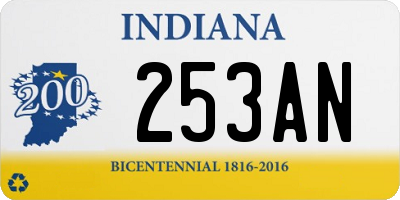 IN license plate 253AN