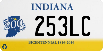 IN license plate 253LC