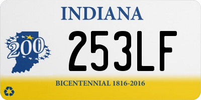 IN license plate 253LF