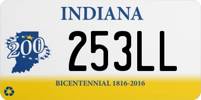 IN license plate 253LL