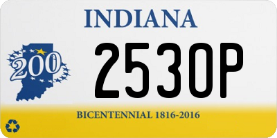 IN license plate 253OP