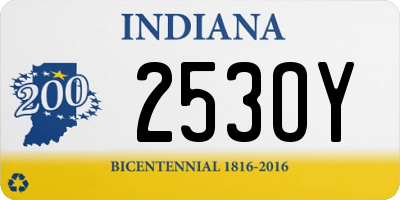 IN license plate 253OY