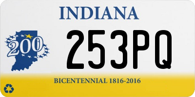 IN license plate 253PQ