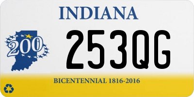 IN license plate 253QG