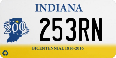 IN license plate 253RN