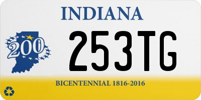 IN license plate 253TG