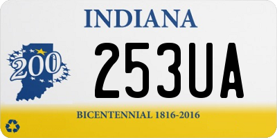 IN license plate 253UA